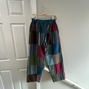 Hippie patchwork pants